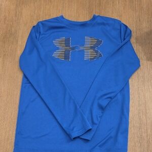 Under Armour Royal Blue Long Sleeve Logo Shirt